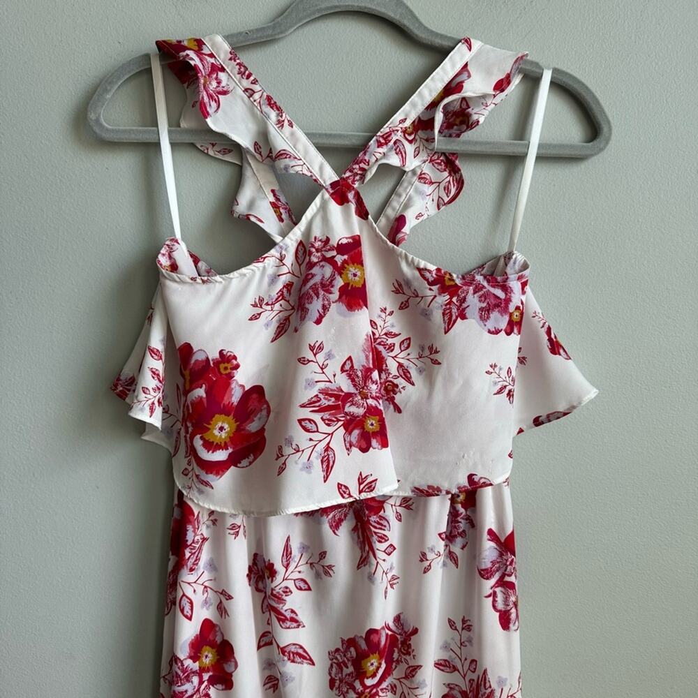 Tularosa Santorini Floral Fuchsia Bloom Maxi Dress - Picture 3 of 13